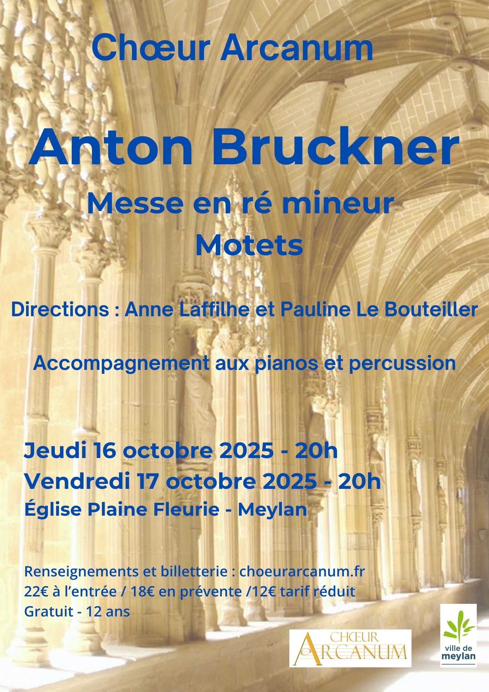 Affiche du concert